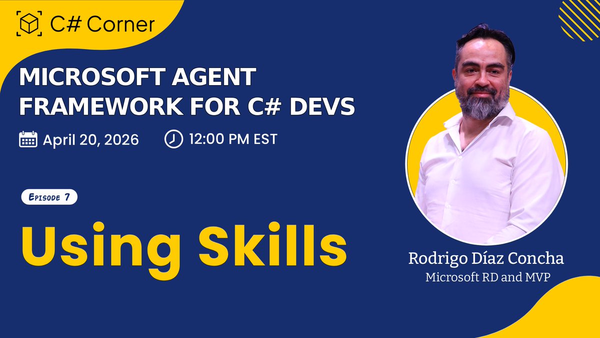 C# Corner tweet media