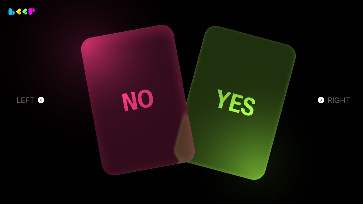 0xbeepit's tweet photo. Left or right?

Your call.

Ready to swipe your predictions on Beep?

Join now: https://t.co/i9BKOB4fPm https://t.co/fvQW5GR4dZ