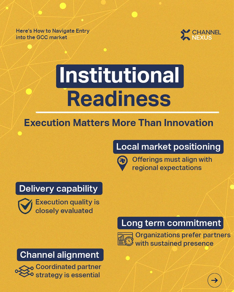 ChannelNexusME's tweet image. GCC #cybersecurity favors disciplined, regulation-savvy players; success depends on preparation and trust.

#ChannelNexus