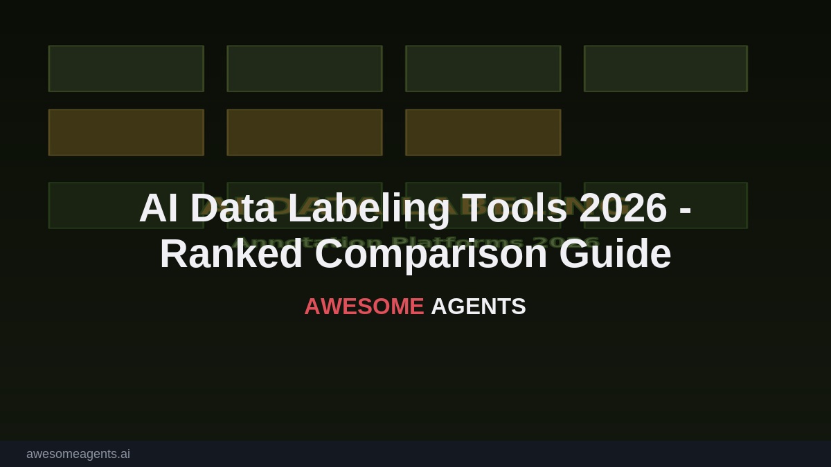 awagents's tweet image. A ranked comparison of 19 data labeling and annotation platforms for computer vision, NLP, and RLHF - with verified pricing, honest trade-offs, and a worker-treatment flag on Scale's Remotasks workforce.

#Tools #DataLabeling

Link in the first comment 👇