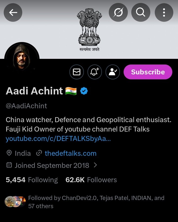 SomchandraKNG's tweet image. Is Do Kauri ki Aulad ko Propaganda Spread karne ki liya kohi Law Q Saja nahi deyta ???
Why such X User are Spreading Fake Propaganda - What's the Motive Behind - They're a Real Indian or A Traitor???
This User @AadiAchint #Follower are 💯% Uneducated Fool