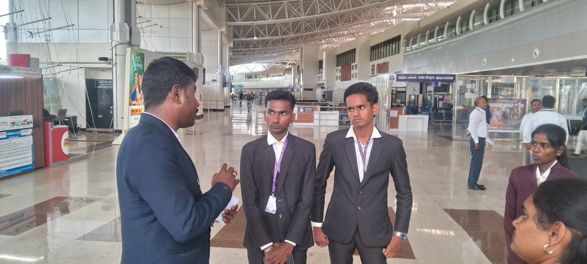 krartsscience's tweet photo. BBA students from KR Arts and Science College visited Madurai Airport as part of an educational tour. The visit provided practical exposure to airport operations, management, and customer service in a real-world environment. https://t.co/TmqKOtkVhM