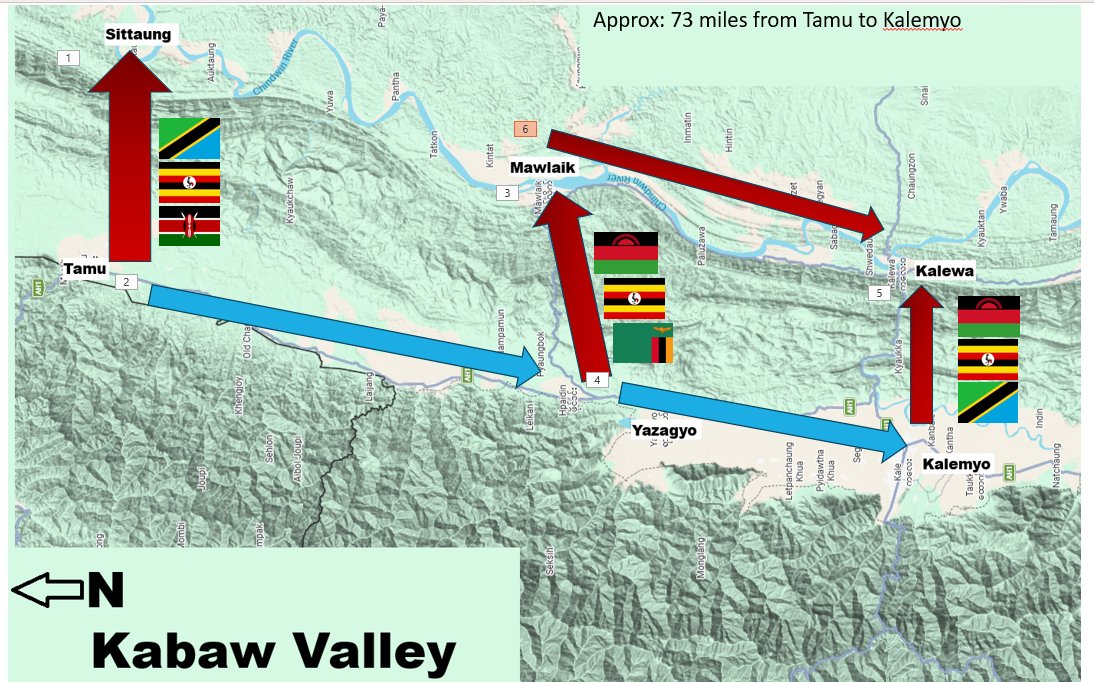 MattTay74784525's tweet image. While working on my next book, I'm also building a presentation about the subject, and I'm having fun with #maps. This is summing up 11 East African Div's campaign. @HistoryBowsh @robert_lyman #Burma #Africa