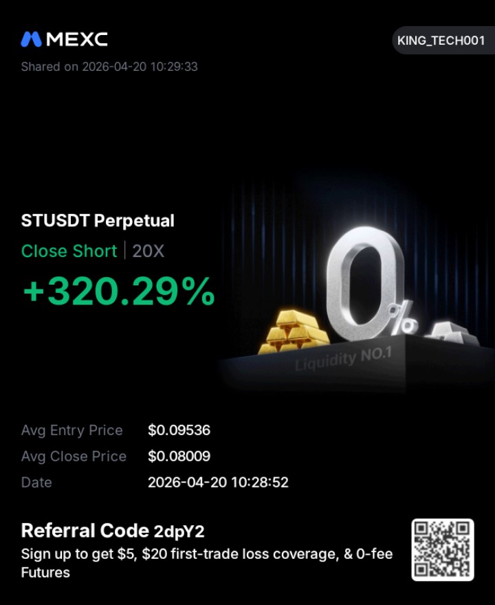 $ST short position Trade Tp 3x profit 📈