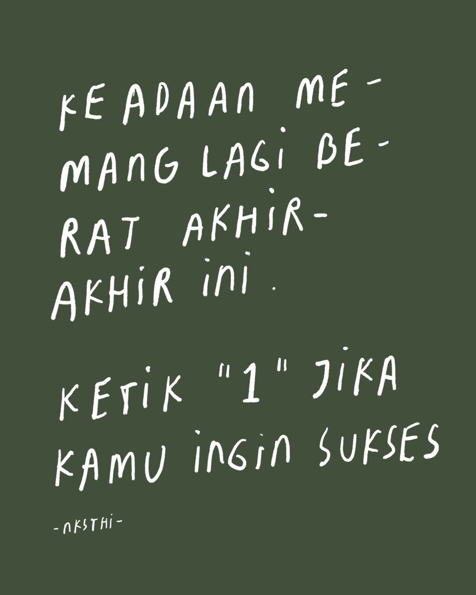 Nanti Kita Sambat Tentang Hari Ini tweet media