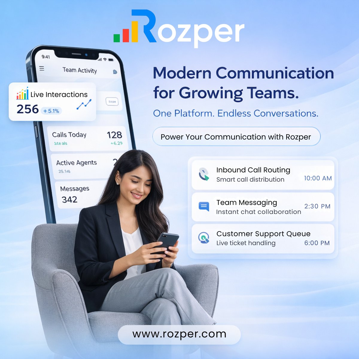 RozperLimited's tweet image. Smarter calls. Faster chats. Better teamwork.

Rozper keeps your business connected in one place.

#Communication #Teamwork #CustomerSupport #Rozper #BusinessTools #Productivity