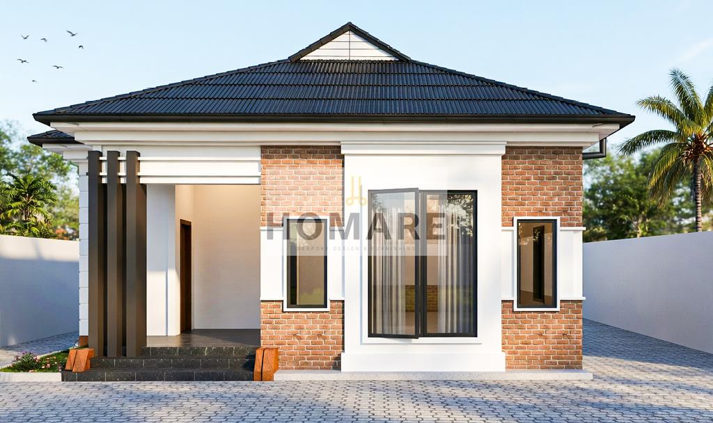 MrOnunwo's tweet image. Posting my work after a long time Built with #Archicad rendered with #vray + Nano banana🍌   #architecture  simple Bungalow design.