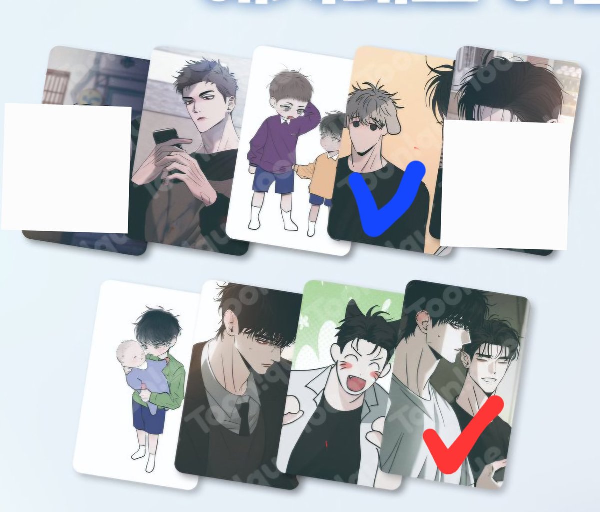 상극 비밀이 많은 XX 비만엑 콜라보 카페
오류 작가전 투니크
방문 포토카드 교환 구합니다.
SNS 이벤트 포카 교환

저 : 파란 체크
님 : 빨간 체크

오픈 카톡 주세요! 
✔️ 반택 or 5/1 직거래 ✔️

open.kakao.com/o/se5H45Eh