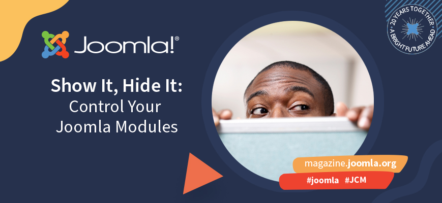 NEWS: Show it, hide it: control your #Joomla modules / If you follow my writings, you probably know that I try to use as few extensions as possible. Not because I don’t like extensions, but because I like to keep the websites I create as easy to... ppub.link/64n25