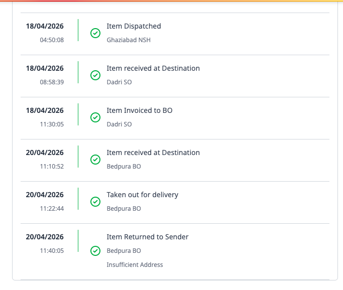 grushabose's tweet photo. Tatkal Passport | Ya'll this is messed up - I had back n forth with Noida HO and provided full address &amp; everything and this is the update i get after waiting for more than a week?
#IndiaPost #PassportSeva #ConsumerRights 

@IndiaPostOffice @PostOfficeIndia @passportsevamea https://t.co/WCG4JilYbm
