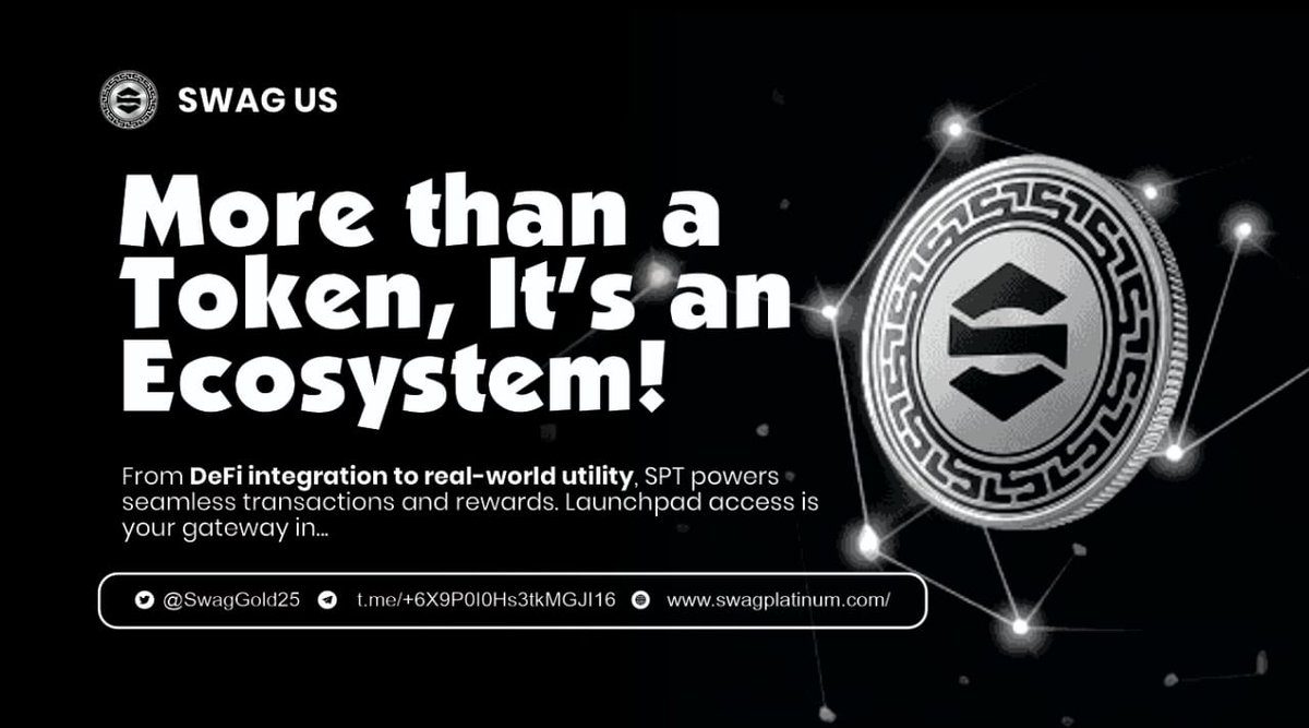DANIYAMZ's tweet image. The crypto ecosystem struggles with adoption due to overly complex systems.
@SwagGold25 solves this through a clear and scalable participation framework.
Live on @CoinstoreExc Launchpad get involved early.
#SWAGUP #Launchpad #Coinstore