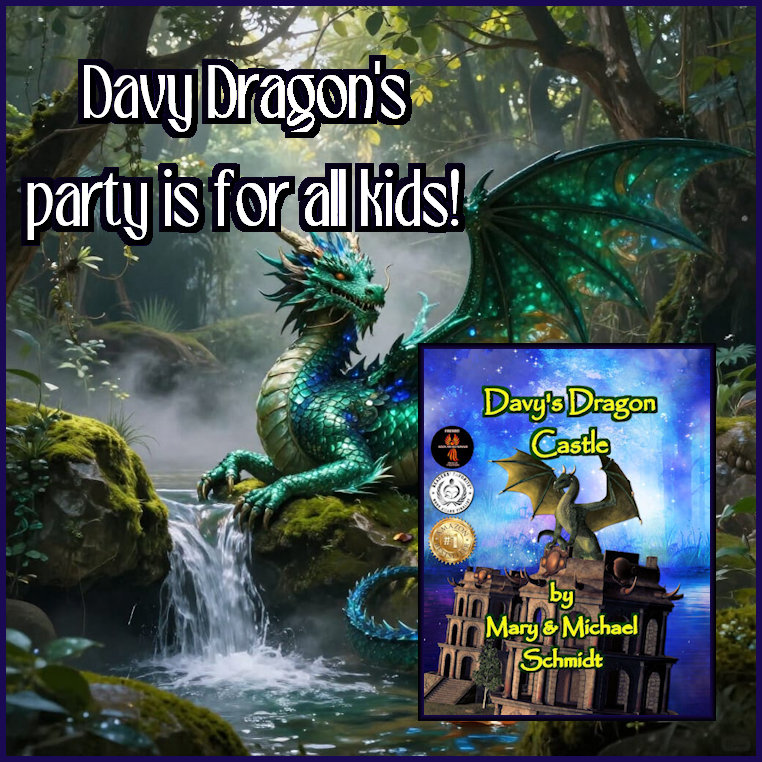 MaryLSchmidt's tweet image. Thanks! $2.99 Acceptance and #inclusion are important in social learning from an early age. Teach acceptance! Be inclusive! amazon.com/Davys-Dragon-C… Stop the hate! Be kind! #KindnessMatters "Davy's Dragon Castle" is a delightful festive tale of equality, acceptance and inclusion.