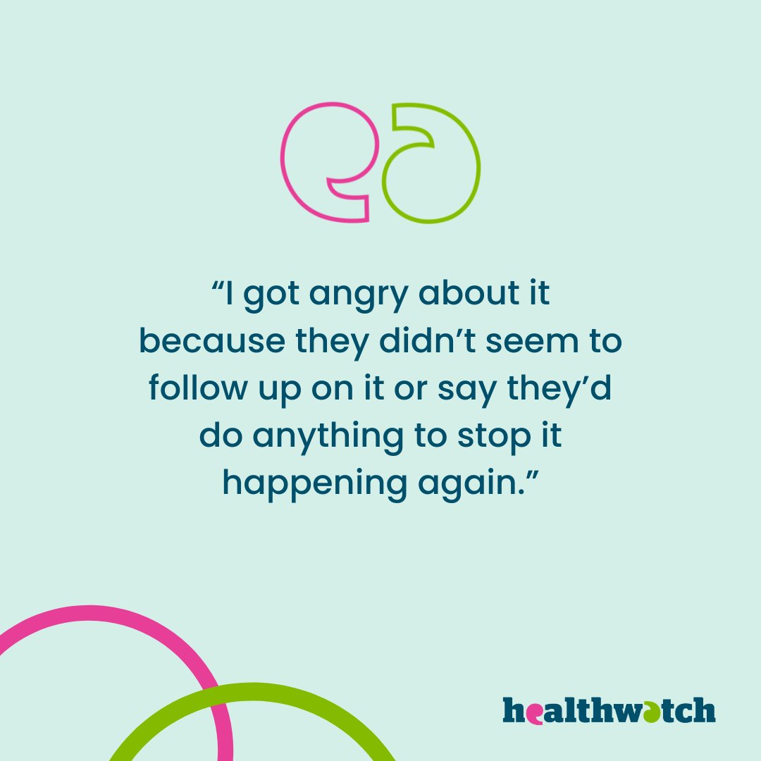Healthwatch England tweet media