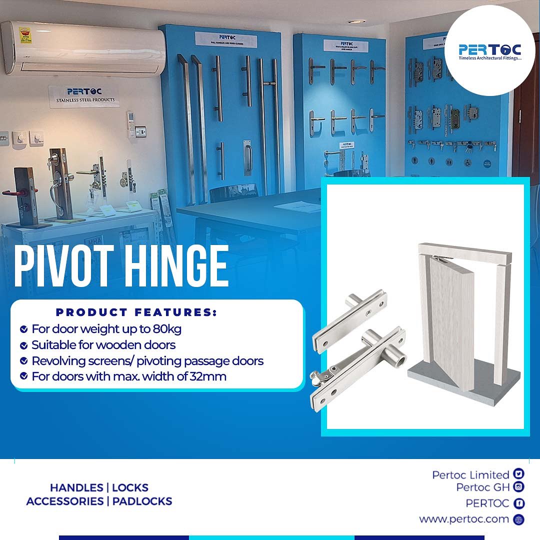 PertocLimited's tweet image. Clean design meets smooth function. 🚪
Pivot hinges built for modern reliable doors.
#PivotHinge #DoorHardware #InteriorDesign #ModernHomes #Pertoc #Asernal #pmxtra