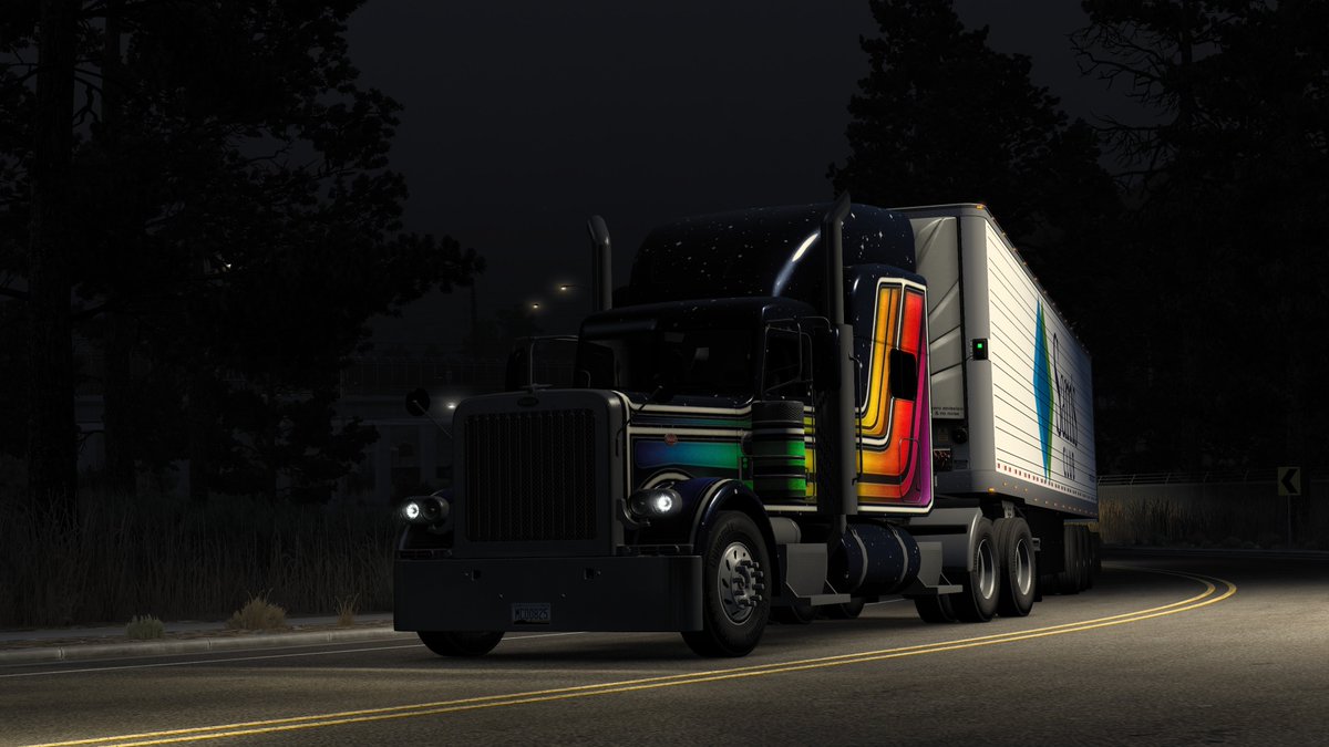 nagayoshi64's tweet image. 食肉をフラッグスタッフからトンプソンフォールズへ
#AmericanTruckSimulator #ATS