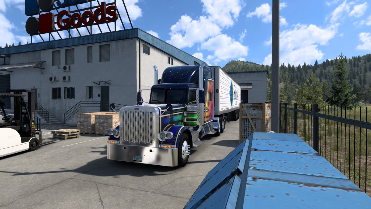nagayoshi64's tweet image. 食肉をフラッグスタッフからトンプソンフォールズへ
#AmericanTruckSimulator #ATS