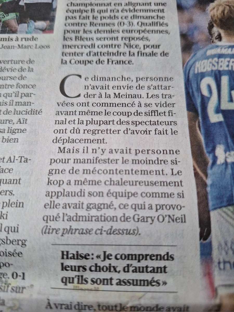 Nous ne serons jamais les sous fifres de Chelsea tweet media