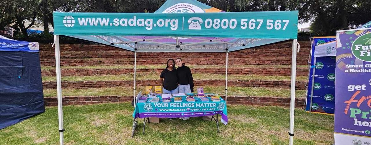 TheSADAG's tweet image. Our Counsellors were part of the Wits Community Medical Outreach &amp;amp; Fundraiser, hosted by A Hug From A Sister, supporting and uplifting the student community through a focus on Mental Health and Wellbeing 💚 #MentalHealthMatters #StudentWellbeing #CommunitySupport