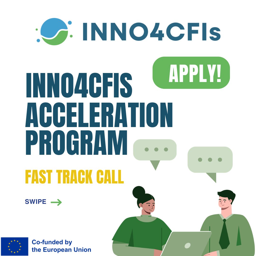 INNO4CFIs's tweet photo. 📢#INNO4CFIs Fast Track Call is open for EU GreenTech SMEs and startups with solutions at TRL 6+. Join Cohort 4, get tailored support, and boost market readiness. 

Apply here: https://t.co/mHGIogpSTL 

Guidelines: https://t.co/JBg7JxW6ad

#I3Instrument #Innovation #ClimateAction https://t.co/GdVv1obIXy