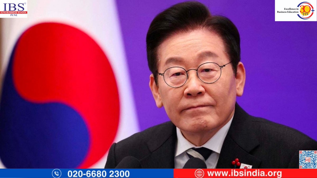 Lee Jae-myung meets Narendra Modi in India 🤝targeting $50B trade, stronger shipbuilding, AI &amp; defence ties, and an upgraded Comprehensive Economic Partnership Agreement for a faster partnership. 🇮🇳
#IndiaKorea #LeeInIndia #TradeGrowth #GlobalPartnership #Defence #IBSAT #IBSPune