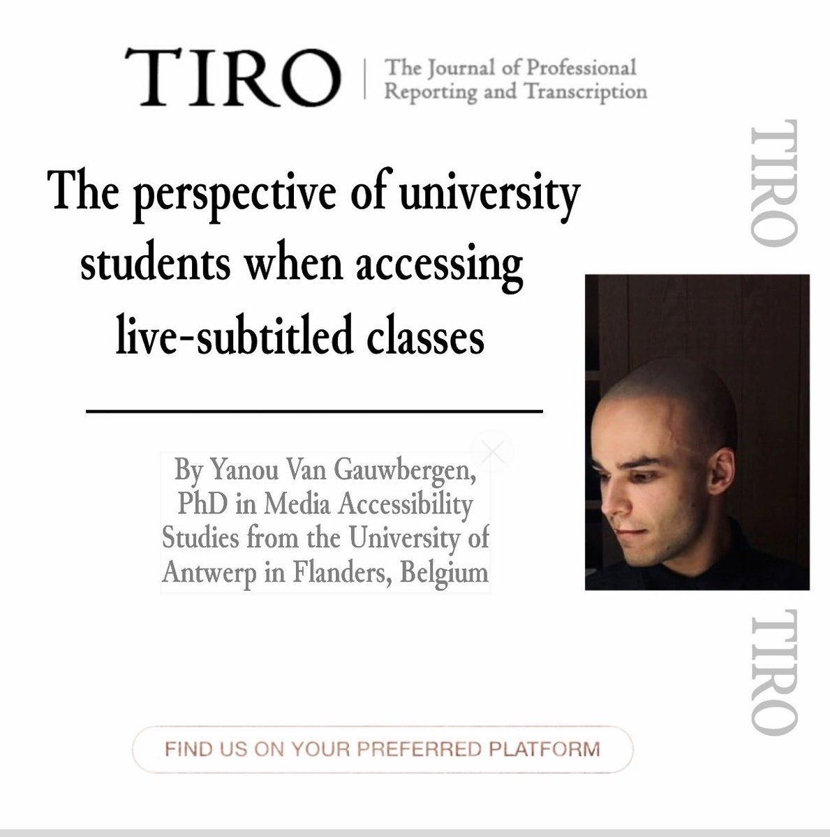 Tiro Journal tweet media