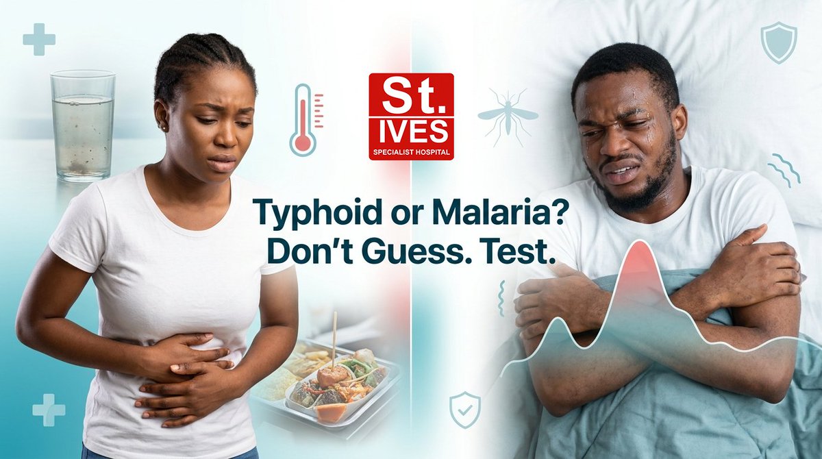stives_hospital's tweet image. Fever isn’t always malaria ⚠️

Many Nigerians are unknowingly treating typhoid wrongly—and it can get dangerous.

Know the signs. Get the right treatment. Protect your family 💙

Read more 👇
 stiveshealthcare.com/typhoid-fever-…
#Typhoid #HealthNigeria #PreventiveCare #FamilyHealth