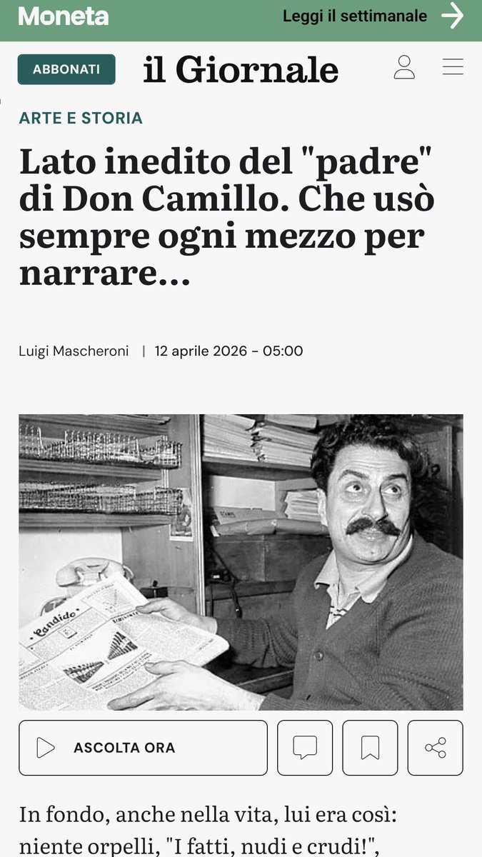 uomocheascolta's tweet image. Chi viene con me a questa bellissima mostra su Guareschi?  #counseling #crescitapersonale #psicologia #emozioni