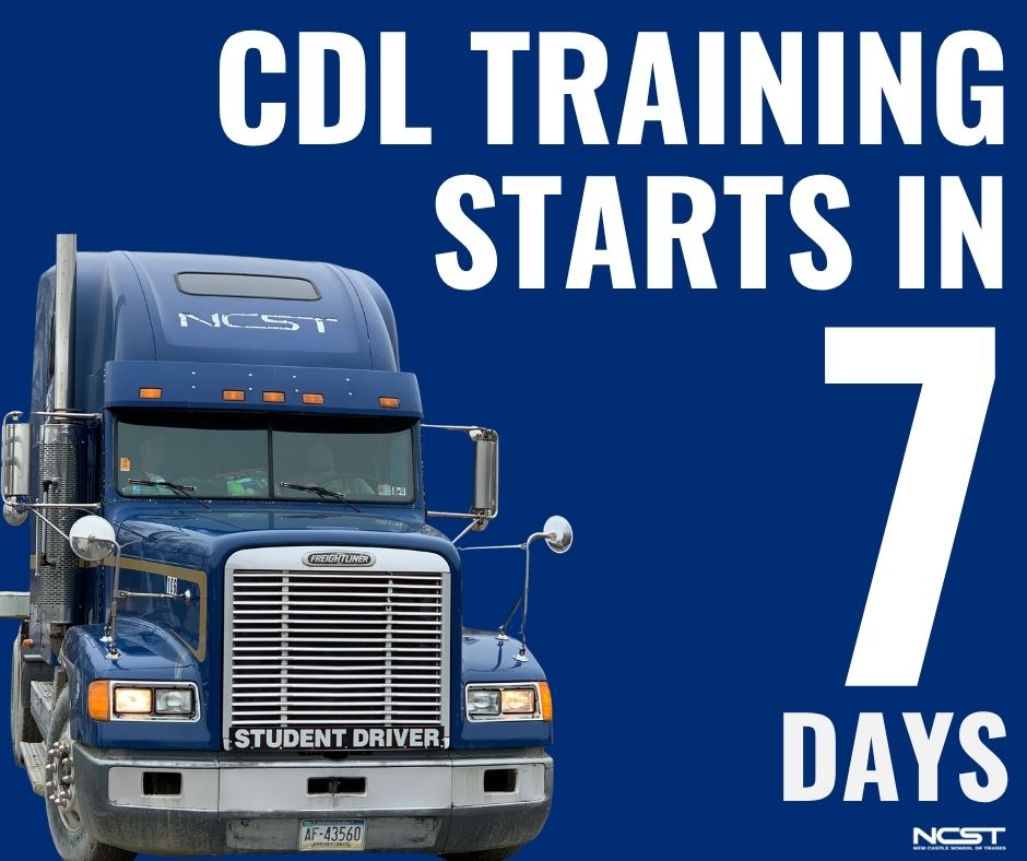 NCSTrades's tweet photo. A new CDL class starts next week. Short-term, weekday training. Get your license and get to work. https://t.co/Nwcnq3YybM

#CDLTraining #TruckDriving #TradeSchool https://t.co/ay3h5V1tzg