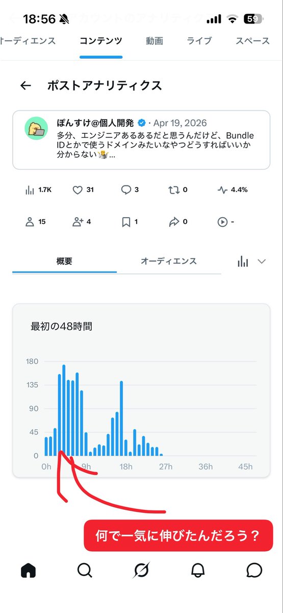 ぽんすけ@個人開発 tweet media