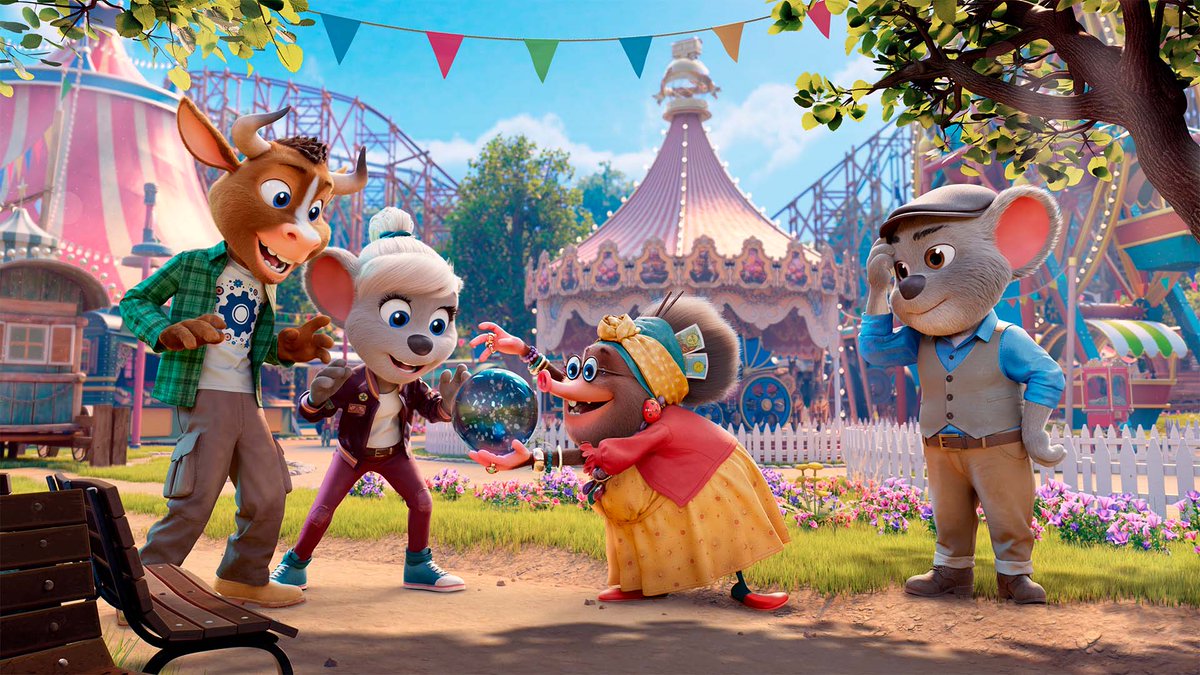 OneMoreScene's tweet photo. #GrandPrixofEurope It follows Edda,a young mouse and daughter of a fairground owner,who dreams of becoming a race car driver.When she disguises herself as her idol,the star racer Ed,she must navigate sabotage and highspeed challenges to save her father’s business andprove herself https://t.co/mWJ8sdaN6I