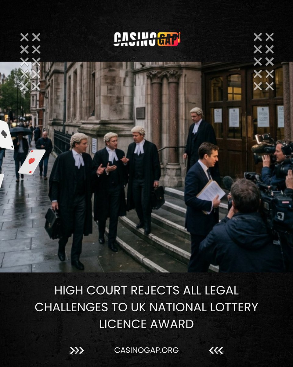 CasinoGap's tweet image. UK High Court dismissed all claims against the Gambling Commission over the Fourth National Lottery Licence award to Allwyn. The ruling clears the way for Powerball launch this summer. #NationalLottery #Allwyn #UKGC #UKGambling