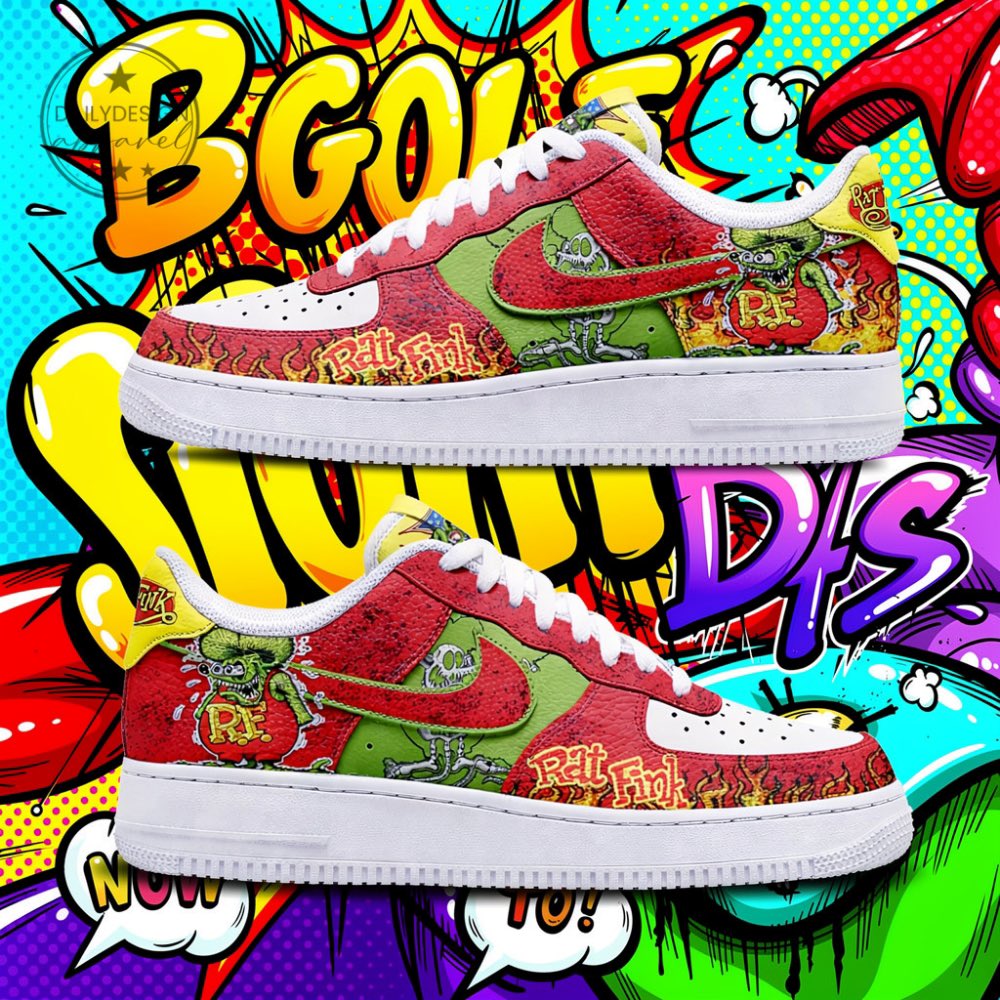 DailyshopUSA2's tweet image. Rat Fink Pop Art Custom Sneakers.🔥Iconic Ed Roth style meet modern streetwear. Bold graphics for a standout look.
Shop here: dailydesignapparel.com/product/rat-fi…
#RatFink #EdRoth #CustomSneakers #Streetwear #PopArt #Kicks