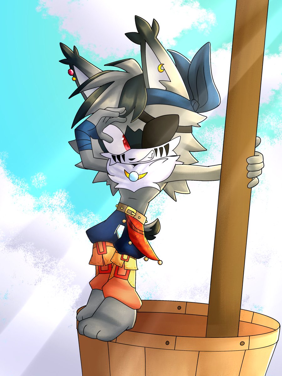 Algo que hice recien, un remake de un dibujo de mi fc Long como pirata que hice cuando recien aprendia a dibujar en digital en 2021

2021 // 2026