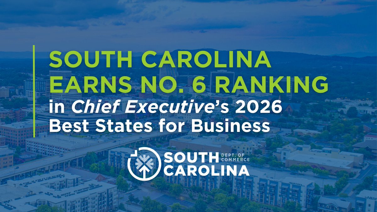 SC Dept. of Commerce tweet media