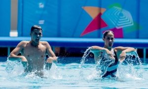 Asistirán en los duos mixtos y femenino la natación artística a Santo  Domingo <a href="/InderCuba/">INDER</a>