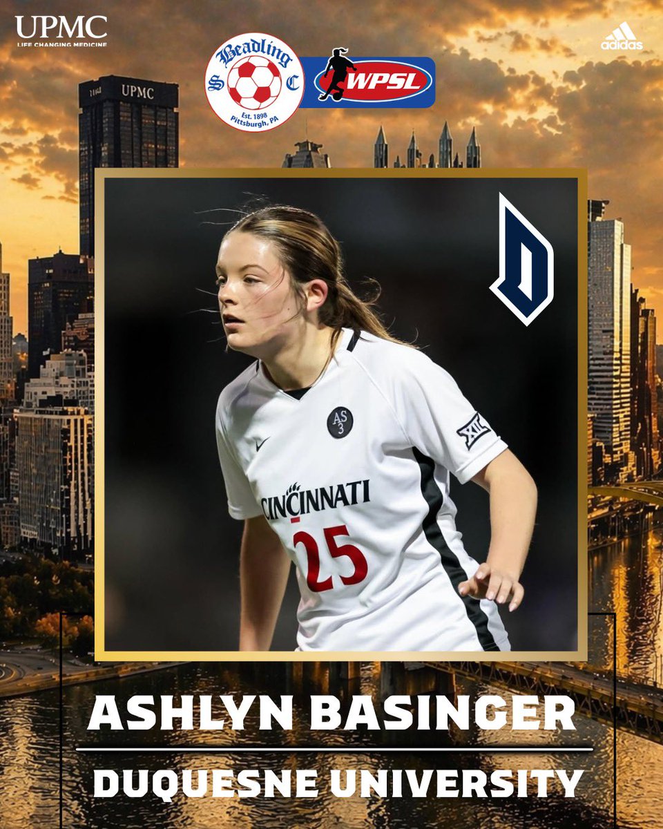 BeadlingSoccer's tweet photo. 𝑴𝒐𝒓𝒆 𝑾𝑷𝑺𝑳 𝑺𝒊𝒈𝒏𝒊𝒏𝒈𝒔…

• Ashlyn Basinger — Duquesne University
• Brooke Bodamer — Colgate University
• Reese Dunaway — Florida Gulf Coast University
• Brooke Opferman — Southeastern Louisiana University

#BeadlingSC #WPSL #PathwayToPro #PittsburghSoccer https://t.co/BOdNxXVK4X