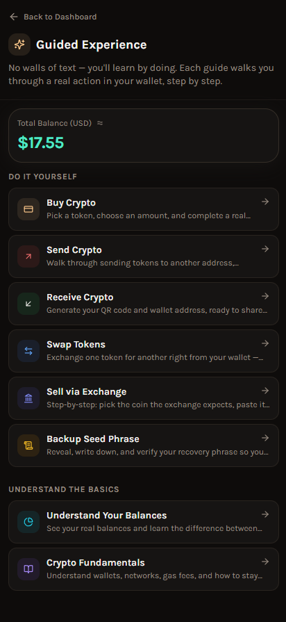 WalletFlowApp's tweet image. Are you a #crypto # beginner? No problem!
WalletFlow simplified your #selfcustody journey with the guided hands-on experience.

Understand the basics -&amp;gt; Choose a #token -&amp;gt; Select the #wallet -&amp;gt; Get quotes -&amp;gt; Confirm -&amp;gt; Success!!

#WalletFlow - Self-custody made simple.