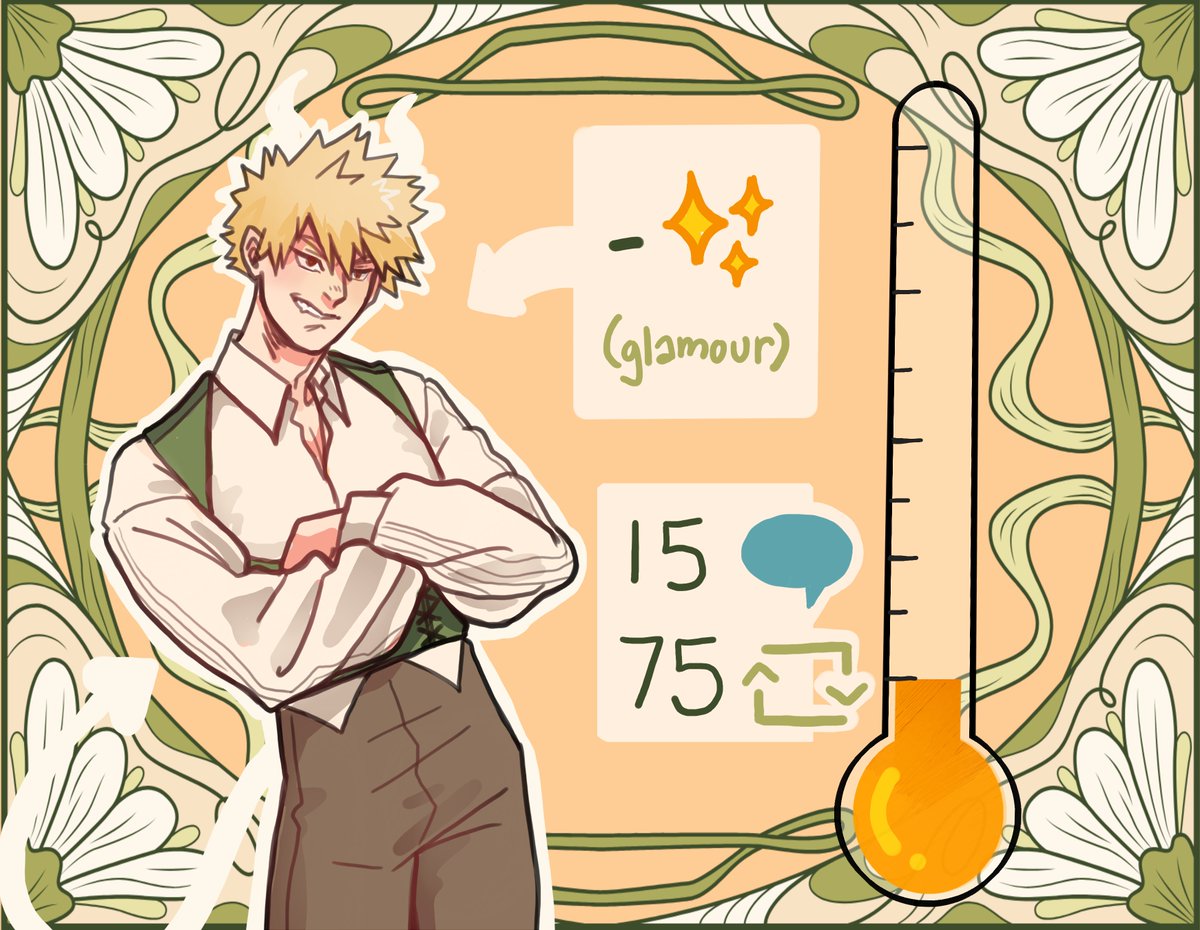 🎉🎉BIRTHDAY UNDRESS CHALLENGE🎉🎉

It's Bakugou's Birthday today🥳 which means it's time for another undress challenge! (details in comments)

"You want me to drop my glamour? Sure. I'll trade you for some energy..."