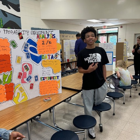 FredSchools's tweet photo. WGMS is on a roll 🔥; Allan Perry won first place at the STEM fair this past Saturday on April 18th! Join us in congratulating this awesome student, as well as highlighting his amazing achievement! Thank you, WGMS families, for your everlasting support. Go Tigers! 🐅 https://t.co/Iaojzx5m6J
