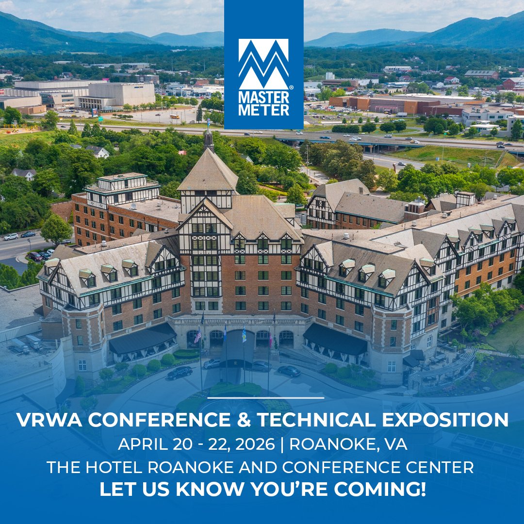 MasterMeterInc's tweet image. Master Meter is headed to the VRWA Conference and Technical Exposition!

Stop by our booth to connect with the team and explore smart water tech that improves visibility and supports confident decision-making.

See you there!

#MasterMeter #SmartWater #VRWA