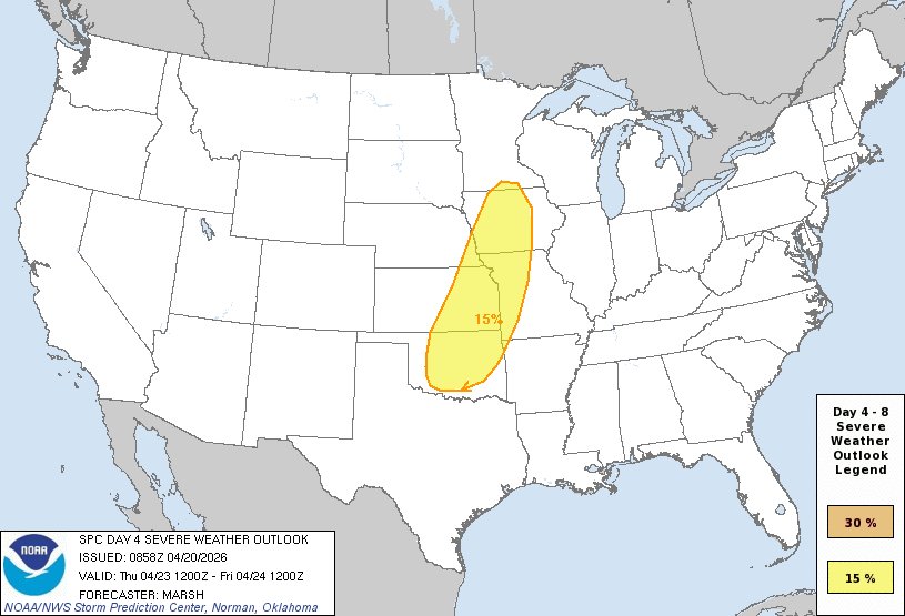 Severe weather remains possible across parts of the Plains & Midwest on ...