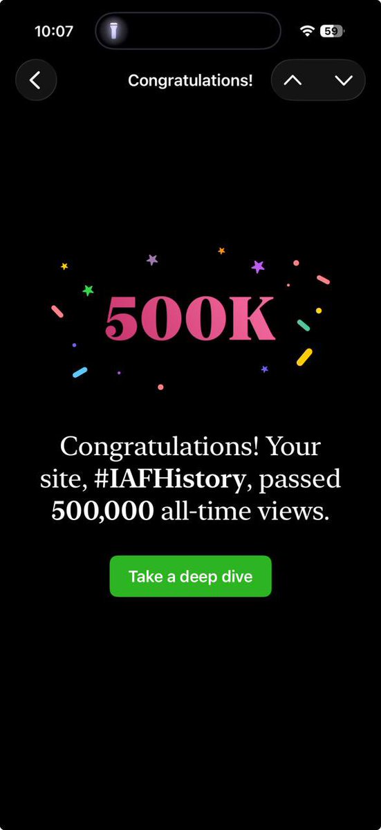 AnchitGupta9's tweet photo. Running a super-niche blog on the Indian Air Force + history is not for the faint-hearted. In an era of short videos, instant AI answers &amp; shrinking attention spans, getting readers to dive into 1500–3500 word deep reads feels like a rebellion.

Proud of this first milestone! https://t.co/sWqDKnfcaz