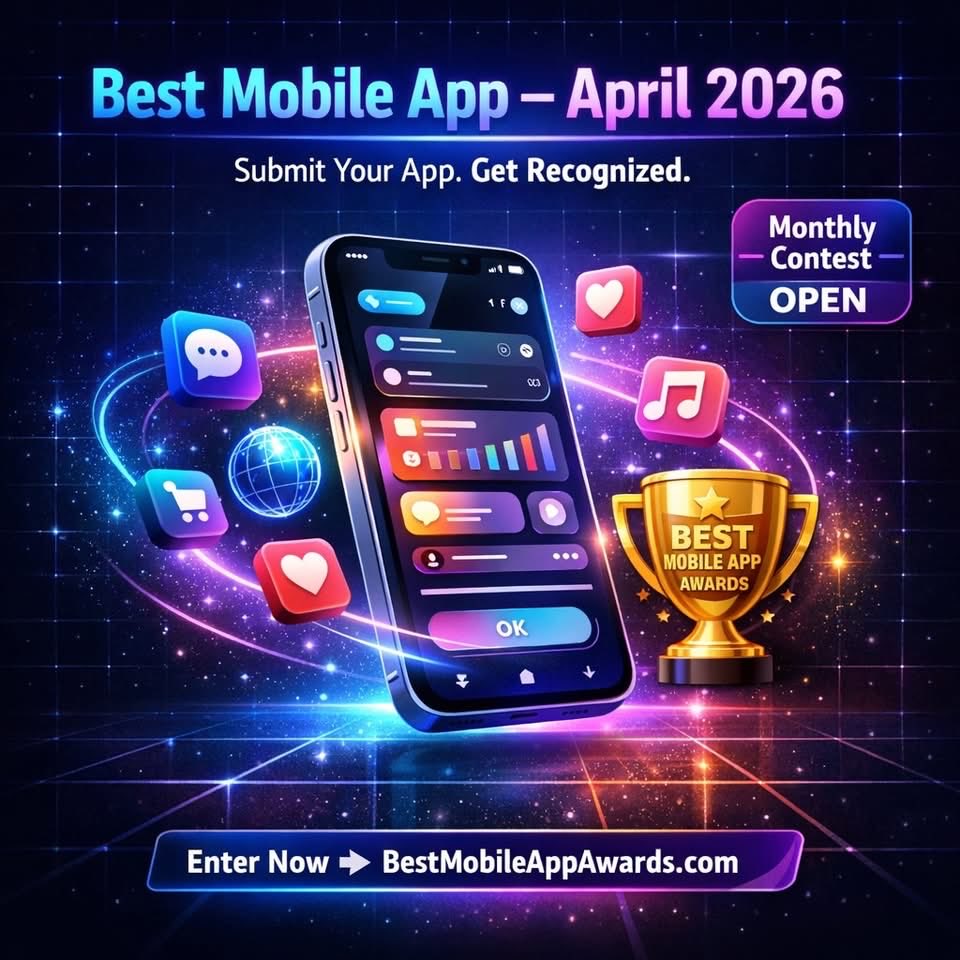 BestAppAwards's tweet image. Your app deserves more than downloads, it deserves recognition.

🚀 Submit today and turn your app into an award-winning brand.
bestmobileappawards.com/app-award-cont…

#AppAwards #MobileApp #StartupLife #AppDevelopment #TechInnovation #UXDesign #IndieDev