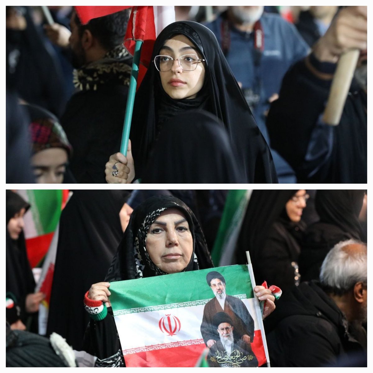 #زنان_پای_کار_ایران | حضور زنان و خانواده‌ها در اجتماع حمایت از ایران در مقابله با دشمن آمریکایی - صهیونی در میدان تجریش تهران 
۱۴۰۵/۰۱/۳۰
#دولت_پای_کار_مردم