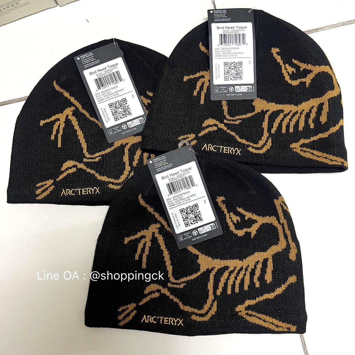 Shoppingb_kt's tweet image. 🌈  Arcteryx Bird Head Toque สี 24K gold
⚡️ 2550 บาท

พร้อมส่ง ค่าส่งเหมาๆ 40
〰️ ว่าง 2 ใบ

#Arcteryxพร้อมส่ง #Arcteryxของแท้ #Beanie #หมวกArcteryx #ArcteryxThailand