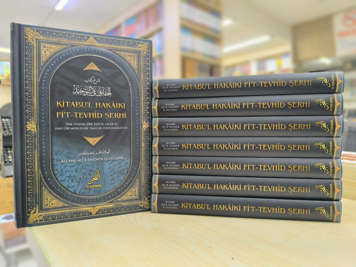 🎁 Çekiliş

📚 1 Kişiye Kitâbul Hakâik fi't Tevhid Şerhi eserini hediye ediyoruz...

📌 Çekiliş Şartları 
1) Alıntı yapılan alttaki gönderiyi ve bunu rt yap 
2) <a href="/tirmizi_mektebi/">İmam Tirmizî Mektebi</a> Hesabı takip et

🗓 Çekiliş: 29 Nisan'da açıklanacaktır.