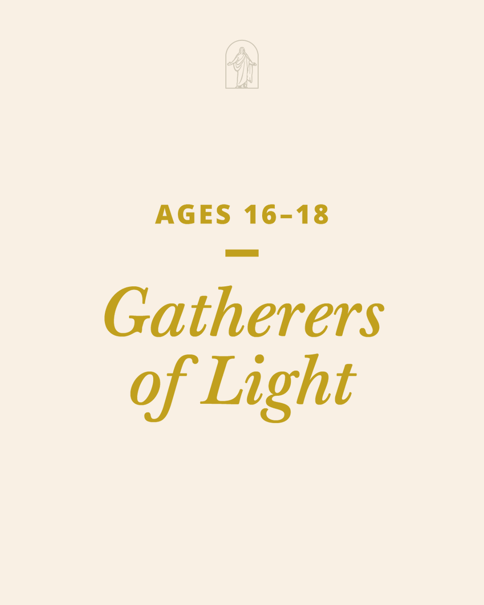 Ch_JesusChrist's tweet image. The First Presidency has announced new age-group names for young women—names that reflect their identity, growth, and purpose.

The new age-group names are:
• Builders of Faith (young women turning 12 or 13)
• Messengers of Hope (young women turning 14 or 15)
• Gatherers of