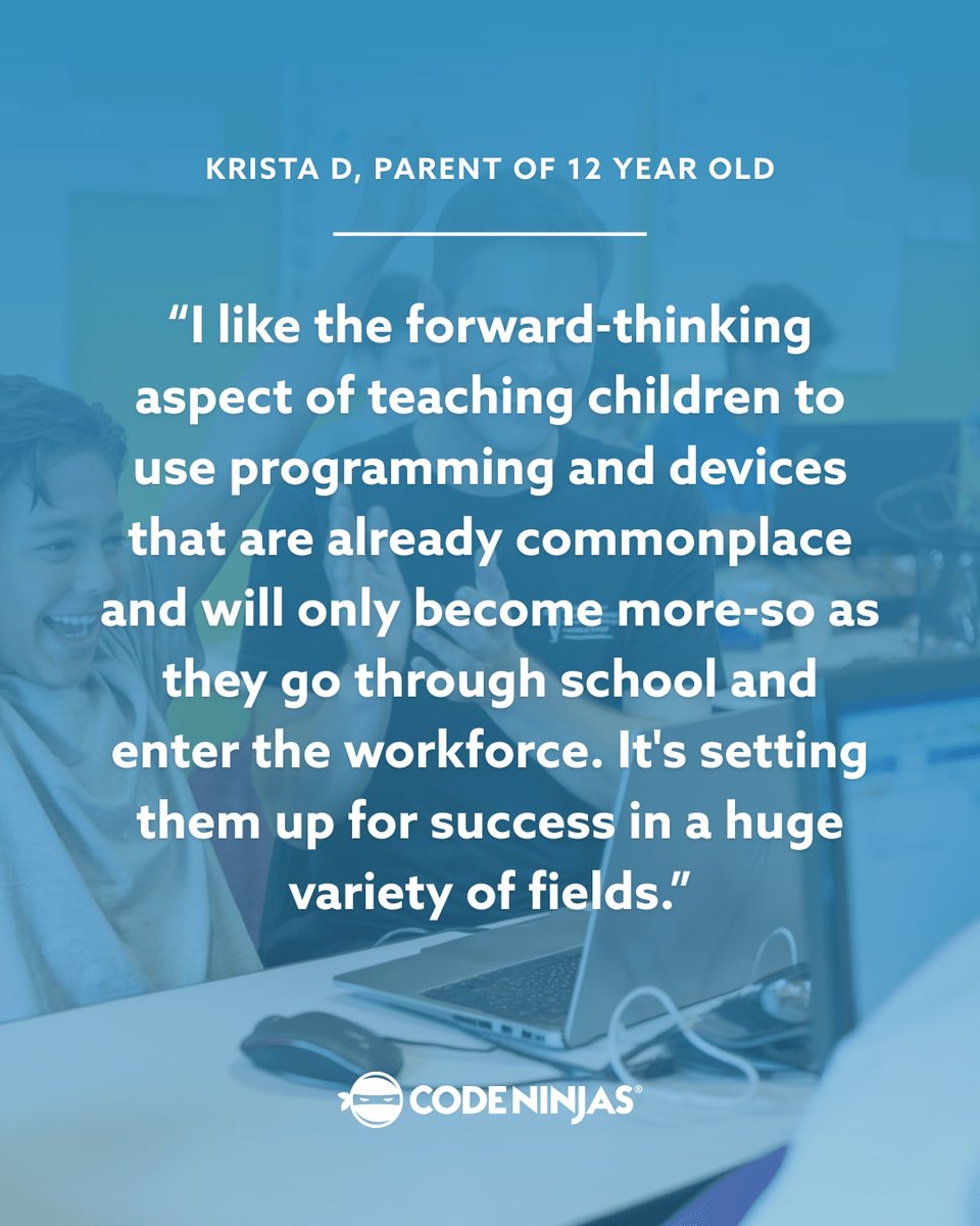 CodeNinjasBurl's tweet image. Real stories from our Code Ninjas families. 💬

We love seeing our Ninjas grow and hearing how much they love the experience!

#CodeNinjas #STEM #Testimonials