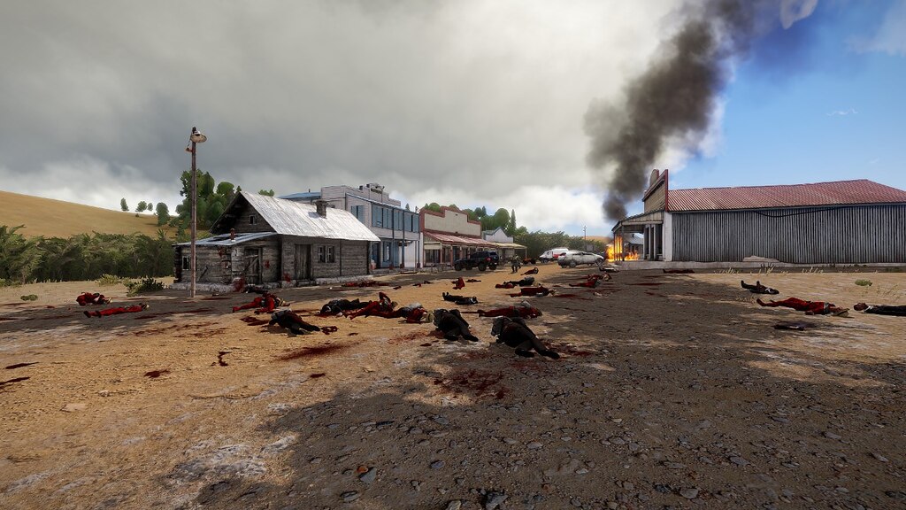 mountainslav7's tweet image. Last night's operation saw a brutal and relentless assault against the Three Forks Boys positions in central Wyoming. After a few hours of sustained attacks, the line held and the enemy was held back.
#arma3 
@ArmaPlatform