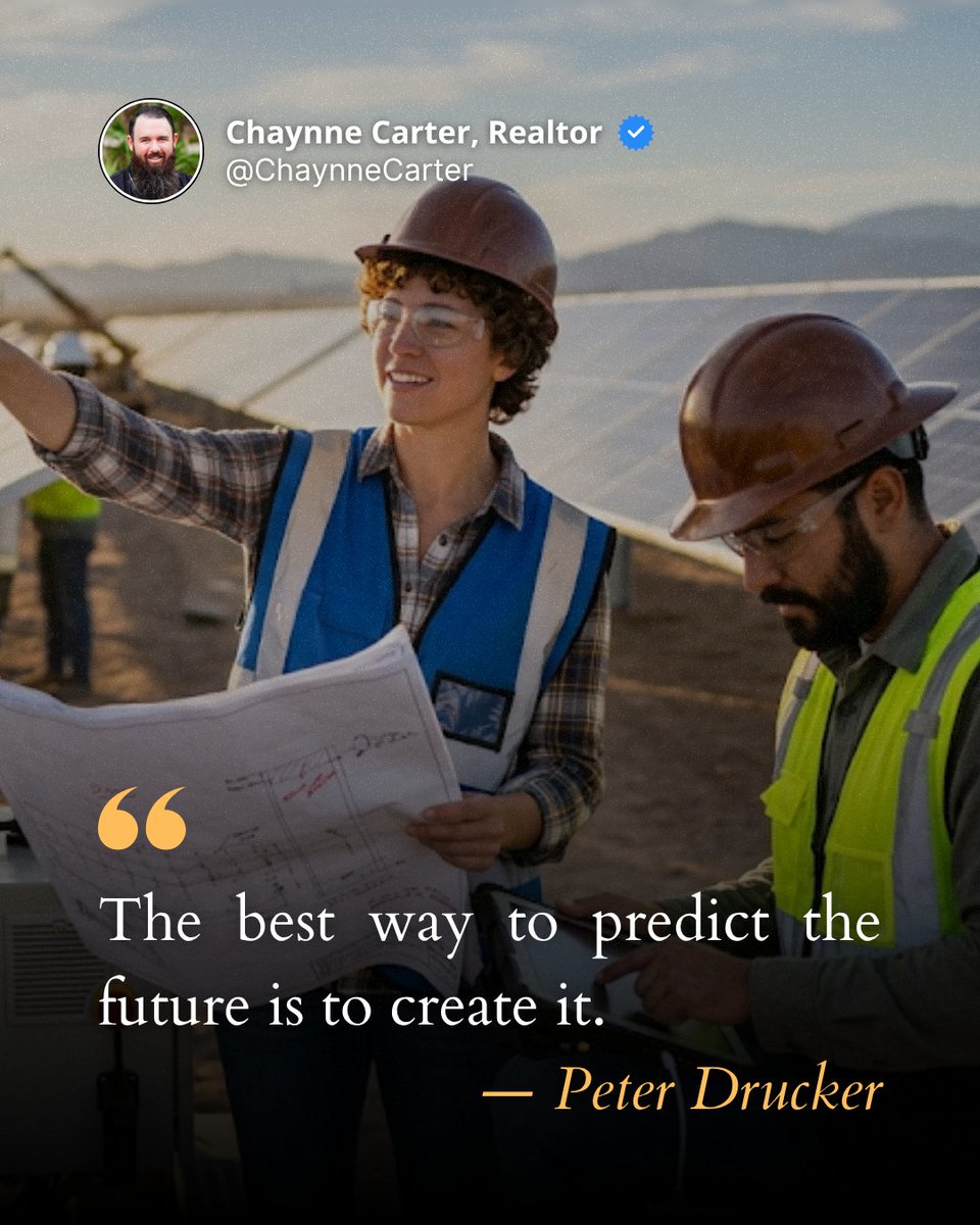 chaynne_carter's tweet image. The future is not something that simply unfolds. It is shaped by decisions and actions taken in the present.

Buy and Sell Smarter, Go with Carter.

#CreateYourFuture #MotivationDaily #GoalSetting #SuccessDriven #RealEstateCommunity